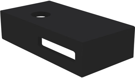 Best Design Fontein Planchet Best Design Malo Solid Surface 40x21x10 cm Mat Zwart