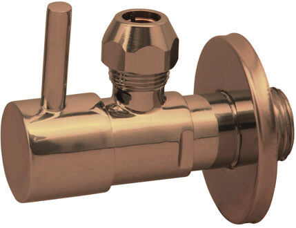 Best Design Hoekstopkraan Best Design Dijon-Solara 1/2"x 3/8" 10mm Knel Sunny Bronze Brons