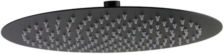 Best Design Hoofddouche Nero Rond Zwart/RVS 30cm