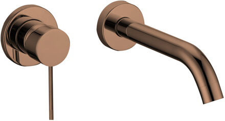 Best Design Inbouw Wandmengkraan Dijon Decorata Uitlaat 20 cm Met Hendel Brons