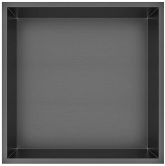 Best Design Inbouwnis Best-Design Kaya 30.5x30.5x7 cm Gunmetal