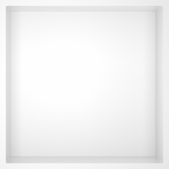 Best Design Inbouwnis Best-Design Kaya 30,5x30,5x7 cm Mat Wit