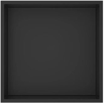 Best Design Inbouwnis Best-Design Kaya 30.5x30.5x7 cm Mat Zwart