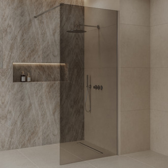 Best Design Inloopdouche Best-Design Dalis 100x200 cm Ore Mocha RVS