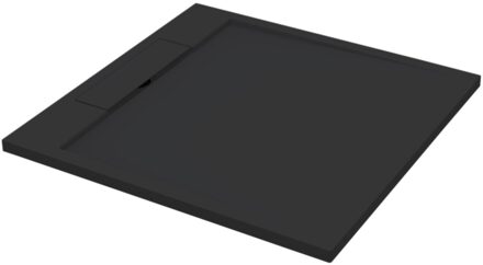 Best Design Just Solid douchebak 90x90x3.5cm mat zwart