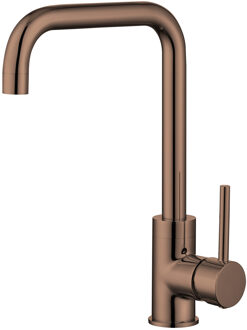 Best Design Keukenmengkraan Dijon Uitloop Gebogen 31.7 cm 1-hendel Brons
