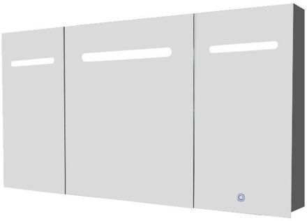 Best Design Miracle LED spiegelkast 100x80cm aluminium