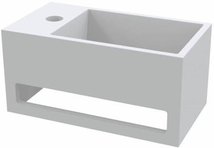 Best Design Mona Links fontein incl.handdoekhouder Just Solid 33x18x16cm