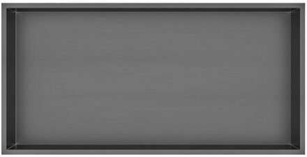 Best Design Moya inbouwnis 30.5x61x7cm Gunmetal 4013710 Gunmetal (Antraciet)