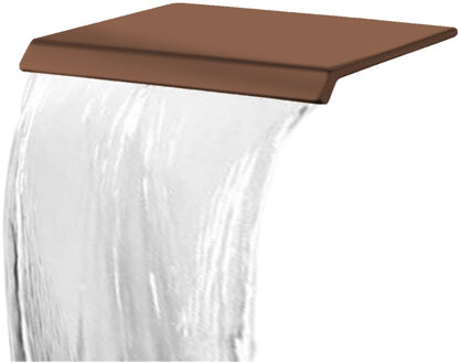 Best Design Muuruitloop Best Design met Waterval Dule t.b.v. Douche en Bad PVD Glans Brons