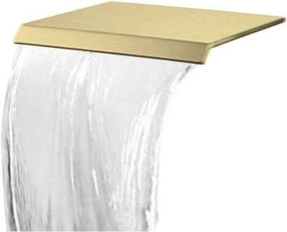 Best Design Muuruitloop met Waterval Dule t.b.v. Douche en Bad Mat Goud