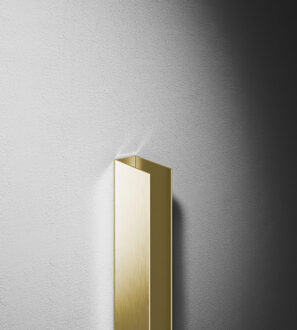 Best Design nancy 'dalis' muurprofiel 2000 mm goud mat 4014050