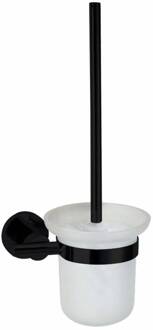 Best Design Nero wand toiletborstelhouder mat zwart