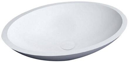 Best Design New Stone Epona opbouw waskom 52x38cm glans wit