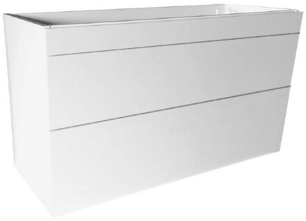 Best Design Onderkast Best Design Beauty Greeploos 100 cm Glanzend Wit Mat Wit