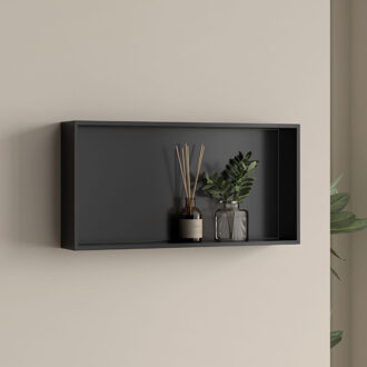 Best Design Opbouwnis Best-Design Bandy 60x30x8 Mat Zwart