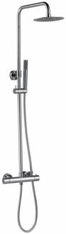 Best Design Paris Showerpipe met thermostaat en 20cm douchekop chroom