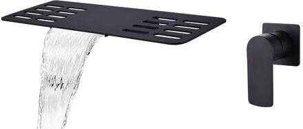 Best Design Planchet Waterval Best Design A-Line Emotie Inbouw Mengkraan Mat Zwart