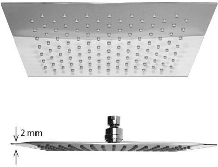 Best Design regendouche Square 40x40cm ultra thin 2mm