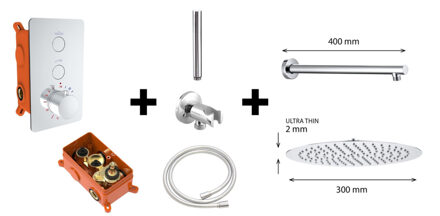 Best Design Regendoucheset One Pack Inbouw Thermostaat Elsdorf M300 Chroom