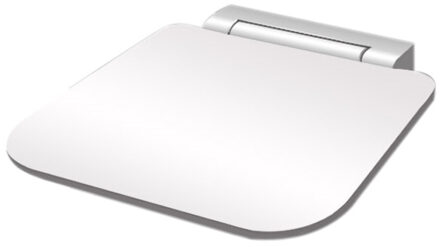 Best Design Ruby White wandmodel opklapbare douchezitting 35x27.5cm wit