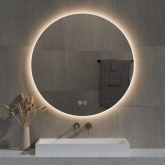 Best Design Spiegel Best Design Aldora Rond 120 cm Incl. Verwarming, 3 Kleuren Dimbare LED Verlichting