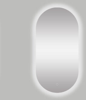 Best Design Spiegel Best Design Seldy Ovaal 100x50cm Met LED Verlichting Rondom en One-Touch Bediening