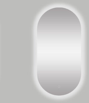 Best Design Spiegel Seldy Ovaal 100x50 cm Met LED Verlichting Rondom en One-Touch Bediening