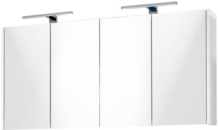 Best Design Spiegelkast Happy Incl. LED verlichting 120x60 cm Wit