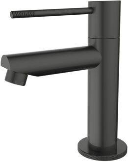 Best Design Toiletkraan Moya-Ribera Uitloop Recht 14 cm 1-hendel Gunmetal