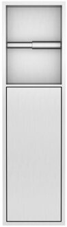 Best Design Toiletrolhouder Best Design Zione Inbouw 60x17x12 cm RVS Geborsteld RVS