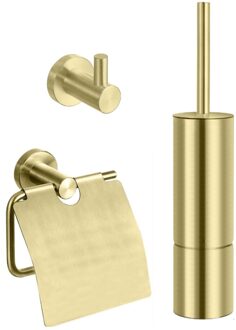 Best Design Toiletset Best Design One Pack Nancy Geborsteld Goud