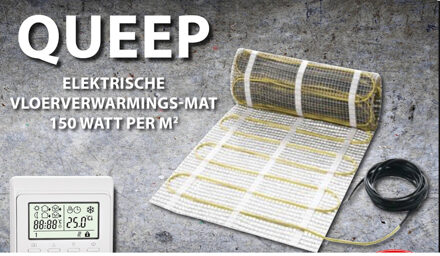 Best Design Vloerverwarming Cheap elektrisch 0,5 m2 mat. incl. digitaal thermostaat