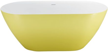 Best Design Vrijstaand Bad Best Design Friday Bicolor 178x78x60 cm Geel / Wit