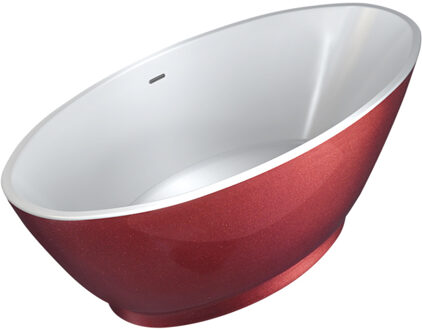 Best Design Vrijstaand Bad Best Design Redpool 178x78x61 cm Acryl Rood