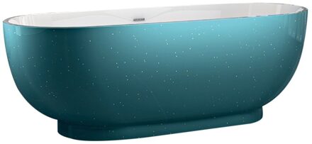 Best Design Vrijstaand Bad "Color-Turquoise" sparkle 179 x 81 x 61 cm