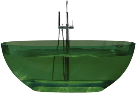 Best Design Vrijstaand Ligbad Best Design 170x78x56 cm Resin Transparant Emerald Groen