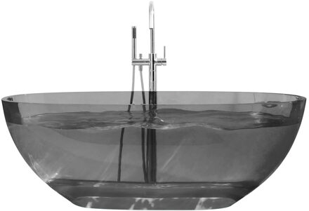Best Design Vrijstaand Ligbad Best Design 170x78x56 cm Resin Transparant Zwart