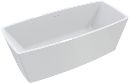 Best Design Vrijstaand Ligbad Best Design Qura 180x80x58 cm Glanzend Wit