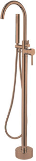 Best Design Vrijstaande Badkraan Best Design Dijon Mengkraan Hoogte 119cm Met Voet PVD Glans Brons