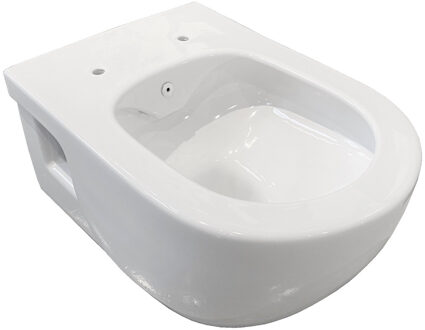 Best Design Wandcloset Best Design Hilda Met Bidetsproeier Rimless 53 cm Wit (Excl. Zitting)