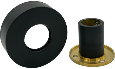 Best Design Wandsteun Met Rozet Best Design Black-Pary Zwart