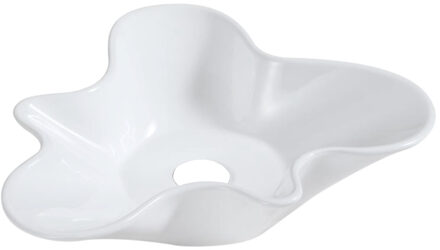 Best Design Waskom Best Design Fior Organisch 51x49x13 cm Glans Wit