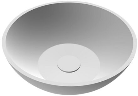 Best Design Waskom Just Solid Rondy Mat Wit 4001330