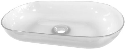Best Design Waskom Opbouw 54x34x12 cm Resin Transparant Helder