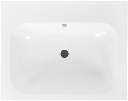 Best Design Wastafel tbv Splash Meubels 60 cm Zonder Kraangat Glans Wit