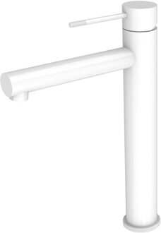 Best Design White wastafelmengkraan verhoogd 30cm wit mat