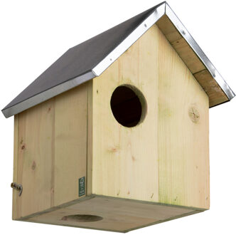 Best for Birds Houten eekhoorn nestkast - 26 x 25 x 29 cm - Woonhuisjes voor eekhoorns Bruin