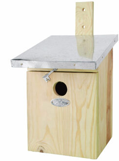 Best for Birds Houten vogelhuisje/nestkastje koolmees 33 cm - Vogelhuisjes Multikleur