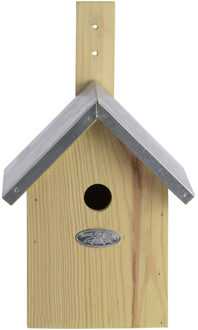 Best for Birds houten vogelhuisje/nestkastje pimpelmees - Tuindecoratie nestkast vogelhuisje